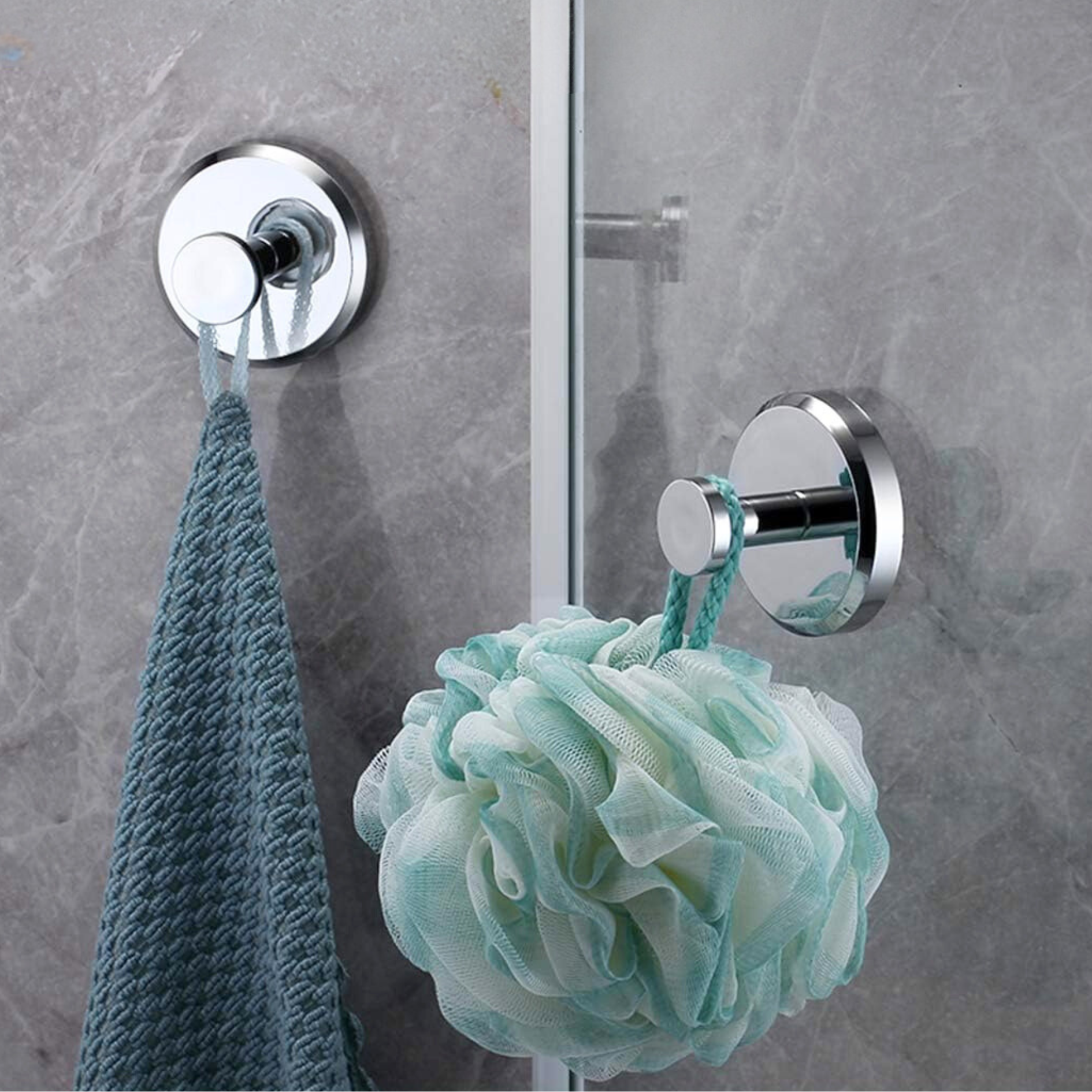 Lot de 4 crochets à ventouse